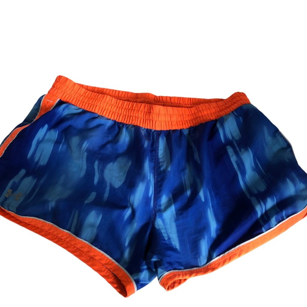 Under Armour Blue and Orange Athletic Shorts